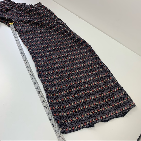 Staring at Stars Flowy Pants Side Slits Floral - Picture 9 of 10